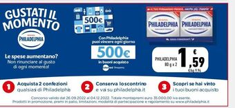 Conad Superstore Philadelphia 80 g x 2 offerta