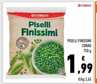 Conad Superstore Piselli finissimi conad 750 g offerta