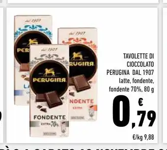 Conad Superstore Tavolette di cioccolato perugina dal 1907 offerta