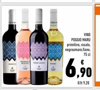 Conad Superstore Vino poggio maru offerta