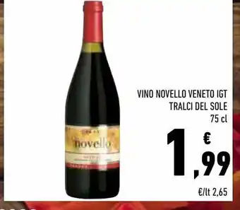 Conad Superstore Vino novello veneto igt tralce del sole 75 cl offerta