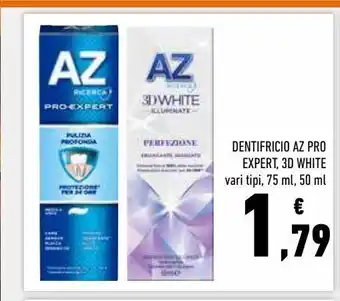 Dentifricio az pro expert 3d white