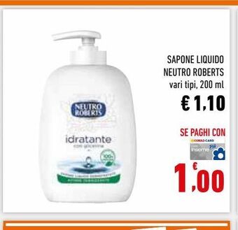 Conad Superstore Sapone liquido neutro roberts 200 ml offerta