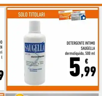 Conad Superstore Detergente intimo saugella 500 ml offerta