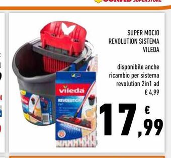 Conad Superstore Super mocio revolution sistema vileda offerta