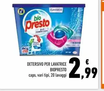 Conad Superstore Detersivo per lavatrice bio presto offerta