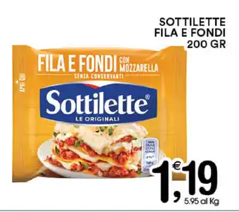 Sottilette Fila E Fondi 200gr