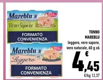 Conad Mareblu Il Tonno Leggero 60 G(ml) offerta