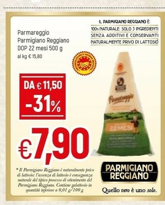 Famila Parmareggio Parmigiano Reggiano 22 Mesi 500 G(ml) offerta