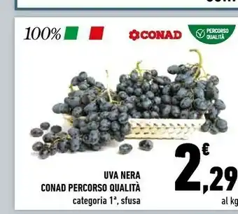Conad Conad Uva Nera Percorso Qualità offerta