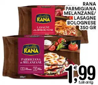 Rana Parmigiana Melanzane/Lasagne Bolognese 350gr