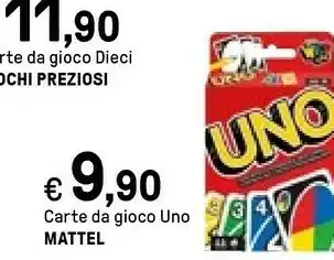 Iper La Grande Mattel Carte Da Gioco Uno offerta
