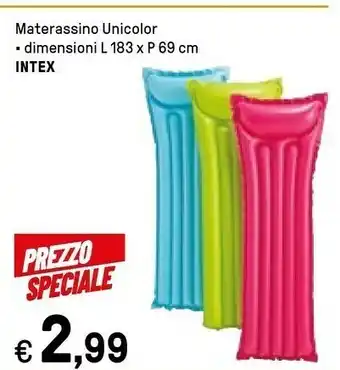 Iper La Grande Intex Materassino Unicolor offerta