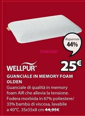 Guanciale In Memory Foam Olden
