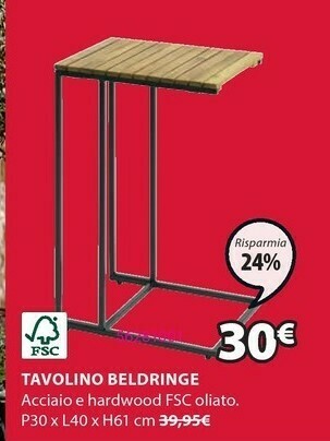 JYSK Tavolino Beldringe offerta