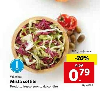 Lidl Mista Sottile offerta