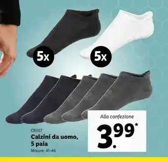 Lidl Crivit Calzini Da Uomo offerta