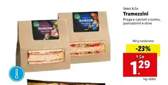 Lidl Select & Go Tramezzini Pomodorini E Olive offerta