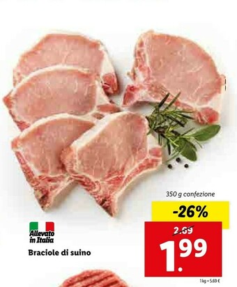Lidl Braciole Di Suino offerta