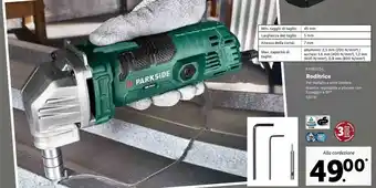 Lidl Parkside Roditrice offerta