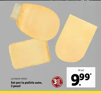 Lidl Ultimate Speed Set Per La Pulizia Auto offerta
