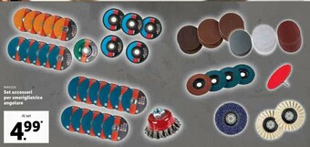Lidl Parkside Set Accessori Per Smerigliatrice Angolare offerta