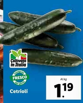 Lidl Cetrioli offerta
