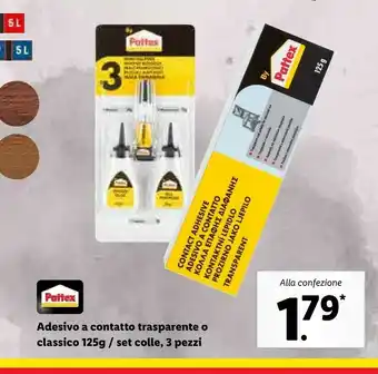 Lidl Pattex Adesivo A Contatto Trasparente O Classico offerta