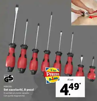 Lidl Parkside Set Cacciaviti offerta