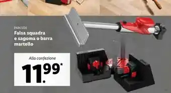 Lidl Parkside Falsa Squadra E Sagoma O Barra Martello offerta