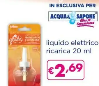 Acqua & Sapone Acqua & Sapone Liquido Elettrico Ricarica offerta