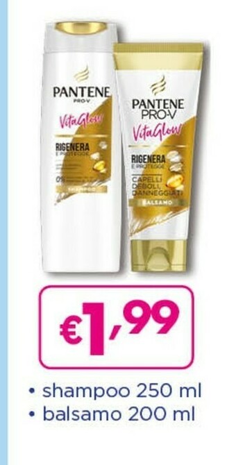 Acqua & Sapone Pantene Shampoo/ Balsamo offerta