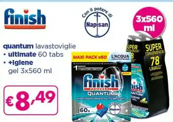 Acqua & Sapone Finish Quantum Lavastoviglie offerta