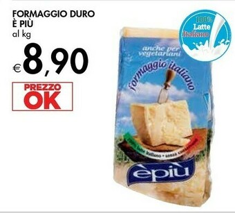 Bennet È Piu Formaggio Duro offerta