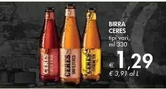 Bennet Ceres Birra Strongale 330 G(ml) offerta