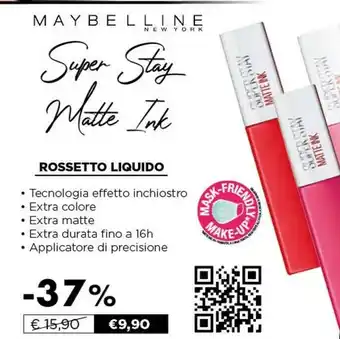 Acqua & Sapone Maybelline Rossetto offerta