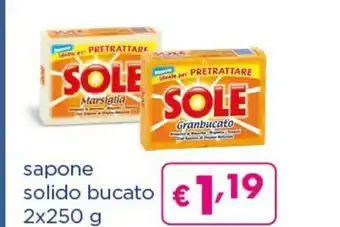 Acqua & Sapone Sole Sapone Solido Bucato offerta