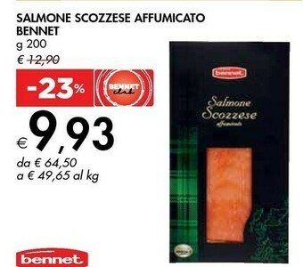 Bennet Bennet Salmone Scozzese Affumicato offerta