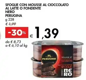 Bennet Perugina Sfoglie Con Mousse Al Cioccolato Al Latte Nero offerta
