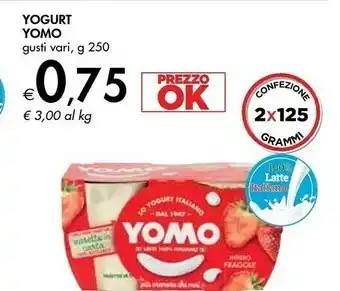 Bennet Yomo Yogurt Magro E Fragole 250 G(ml) offerta
