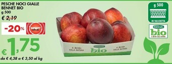 Bennet Bennet Pesche Noci Gialle Bio offerta