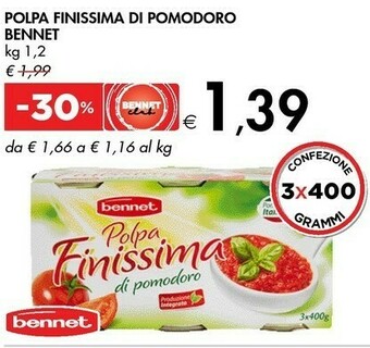 Bennet Bennet Polpa Finissima Di Pomodoro offerta