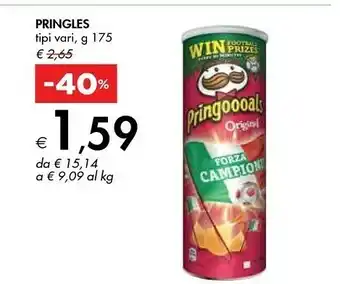 Bennet Pringles Patatine Fritte offerta