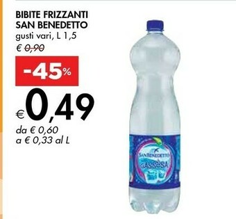 Bennet San Benedetto Bibite Frizzanti offerta