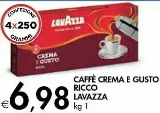 Bennet Lavazza Caffè Crema E Gusto Ricco offerta