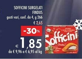 Findus Sofficini Spinaci Mozzarella 266 G(ml)