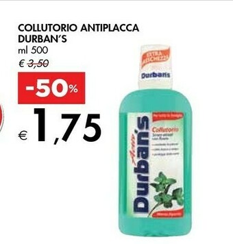 Bennet Durban's Collutorio Antiplacca offerta