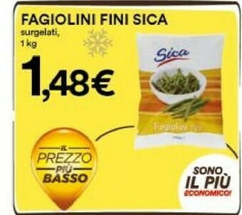 Coop Sica Fagiolini Fini offerta