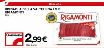 Coop Rigamonti Bresaola Della Valtellina Igp offerta