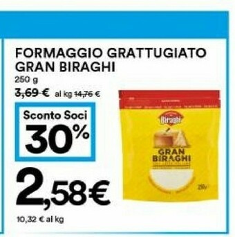 Coop Biraghi Gran Grattugiato Fresco offerta